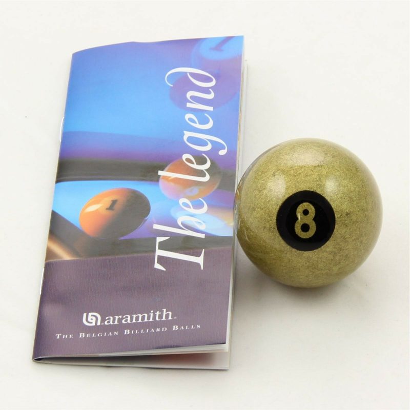 Exclusive 2" Inch Aramith Premier Golden 8 Ball Single Pool Ball