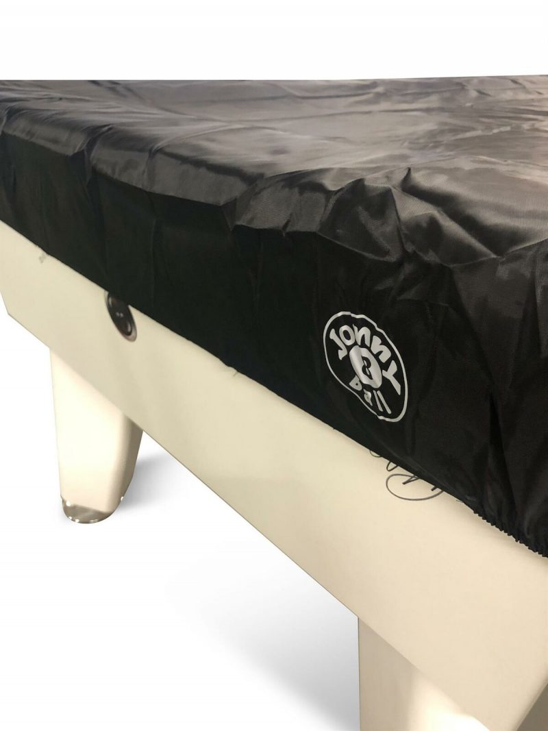 Jonny 8 Ball 6ft Fitted Nylon Snooker Pool Table Cover in Black