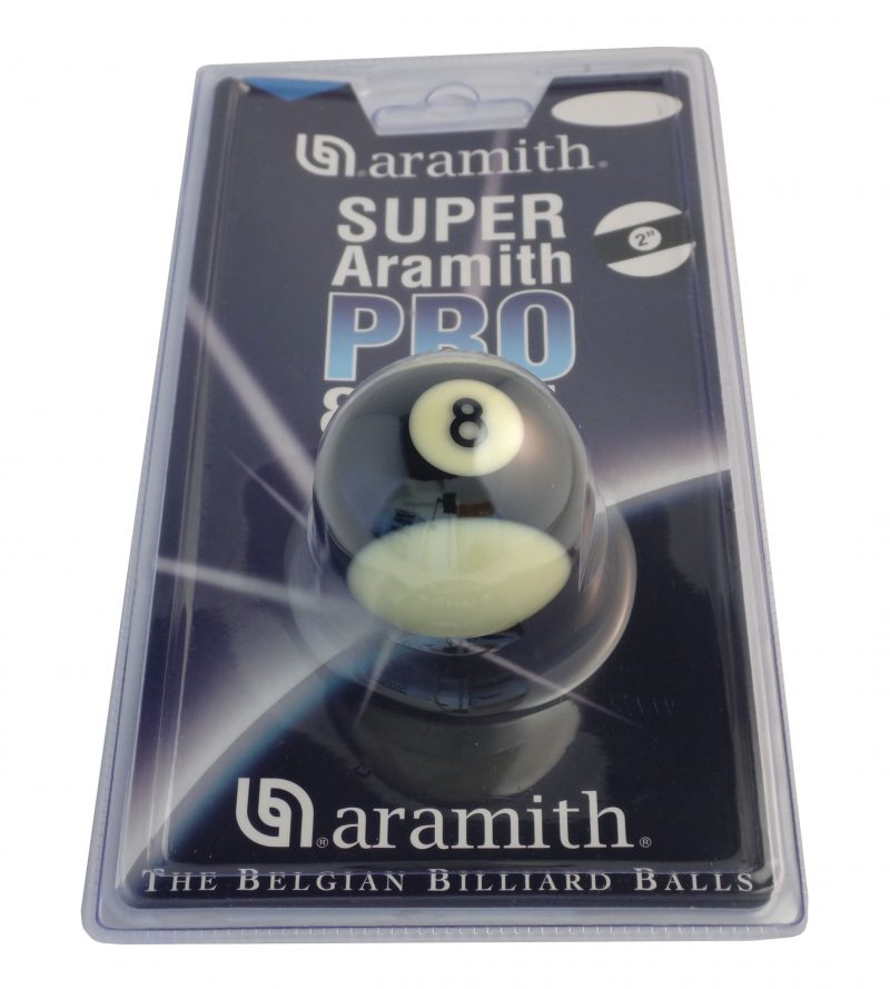 Super Aramith Pro Cup 8 Ball 2" Black
