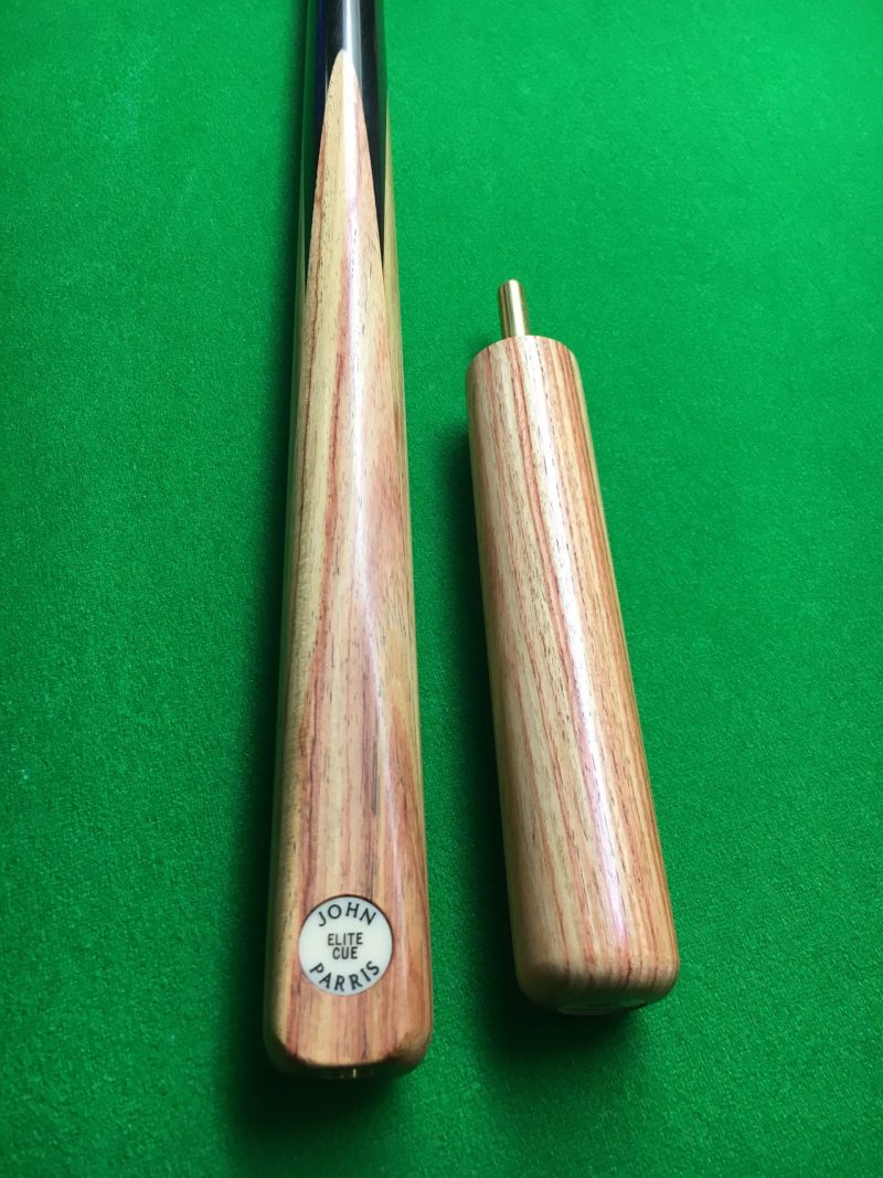 John Parris Elite Cue with Selected Ash Shaft 3/4 Jointed Snooker Cue & Custom Mini Butt to Match