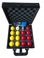 Pool Ball Lockable Aluminium Carry Case in Black ( Balls Not Included )