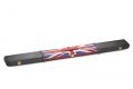 PERADON UNION JACK PATTERN 3/4 JOINTED LEATHER CUE CASE