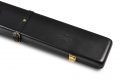 Peradon Plain Black Leather 3/4 Cue Case ( Ref: S2696 )