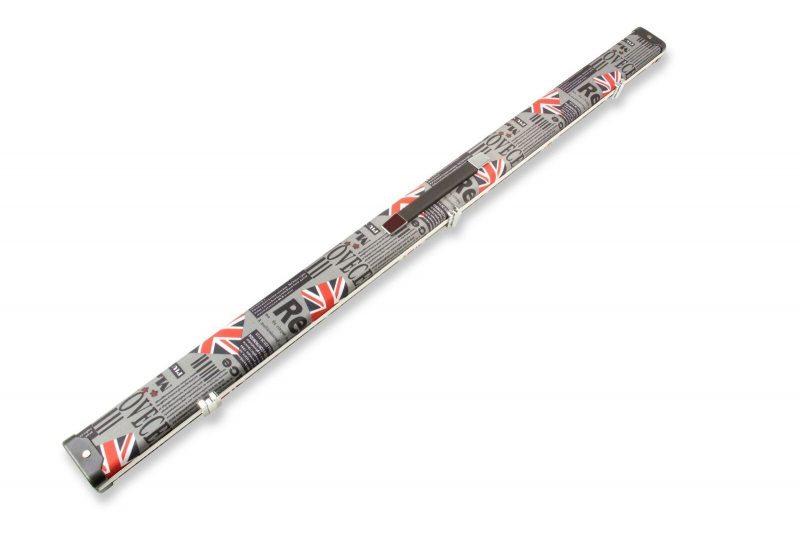 Tomahawk Union Jack Pro Aluminium 3pc Jointed Cue Case Dark Grey