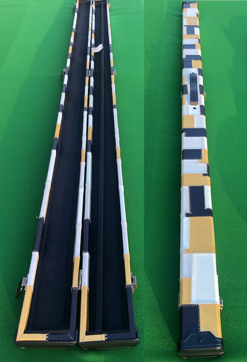 1pc White Gold Tan 2 Cues