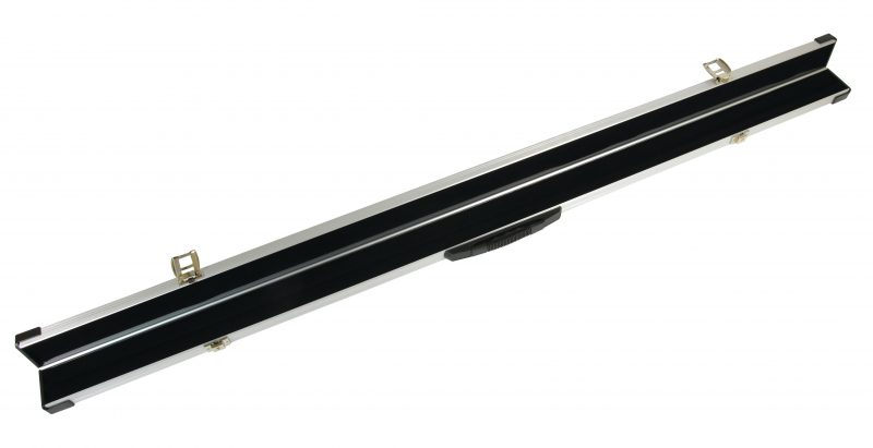 1pc Peradon Silver Aluminium Cue Case - Holds 2x Cues or Cue & Extensions