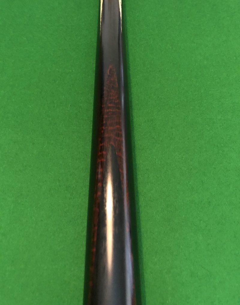 Cue Creator Pro Shaft Cue with Snakewood Veneer with Titanium Ferrule and Matching Silver Badge