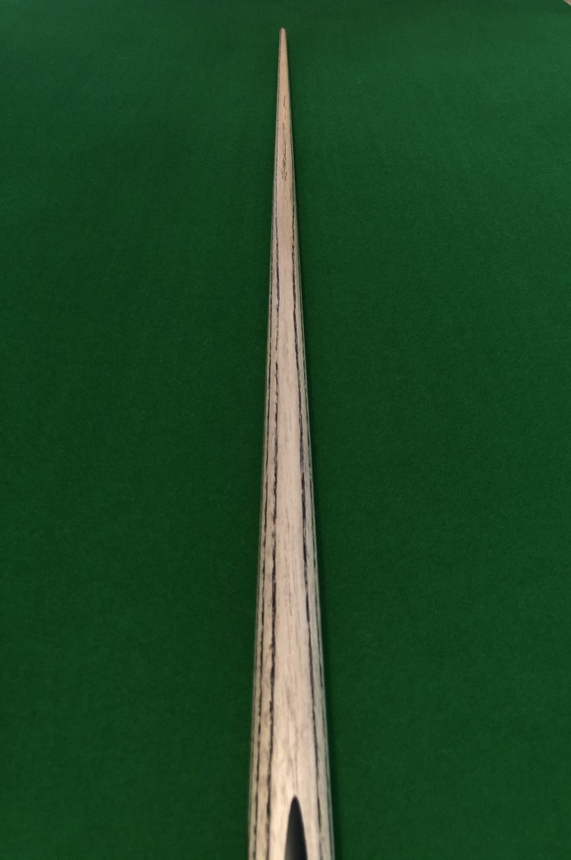 Cue Creator Pro Shaft Cue with Snakewood Veneer with Titanium Ferrule and Matching Silver Badge