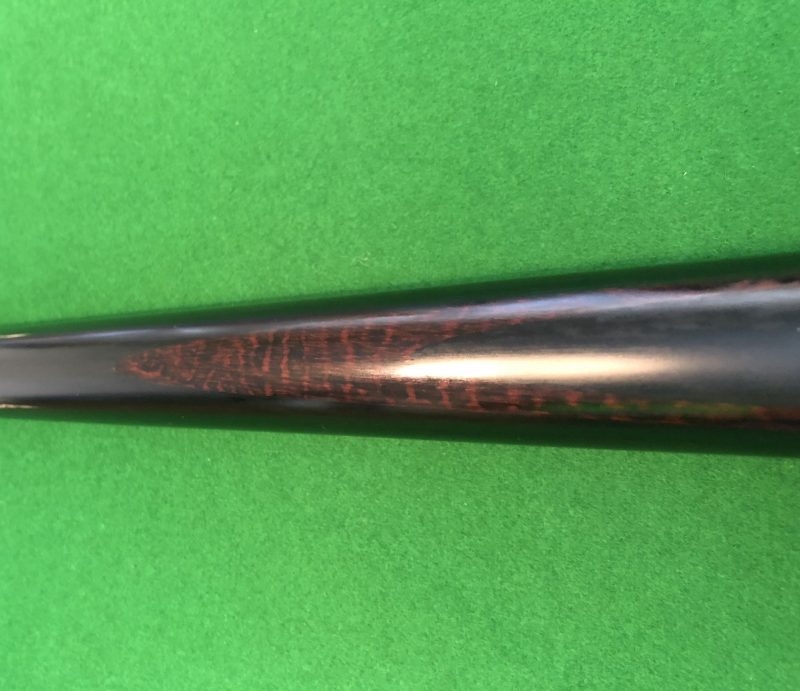 Cue Creator Pro Shaft Cue with Snakewood Veneer with Titanium Ferrule and Matching Silver Badge