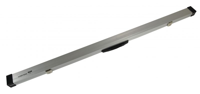1pc Peradon Silver Aluminium Cue Case - Holds 2x Cues or Cue & Extensions