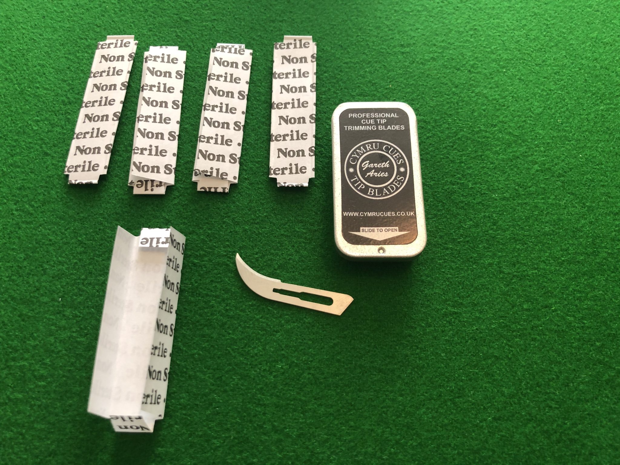 Cymru Cues "5x Cue Tip Trimmers" for Snooker & Pool Cue Tips Cue Tip