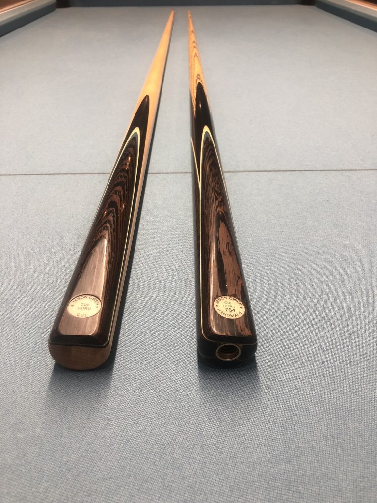 Jason Owen 1pc Ash Pool Cue & Matching Break Cue - Cymru Cues