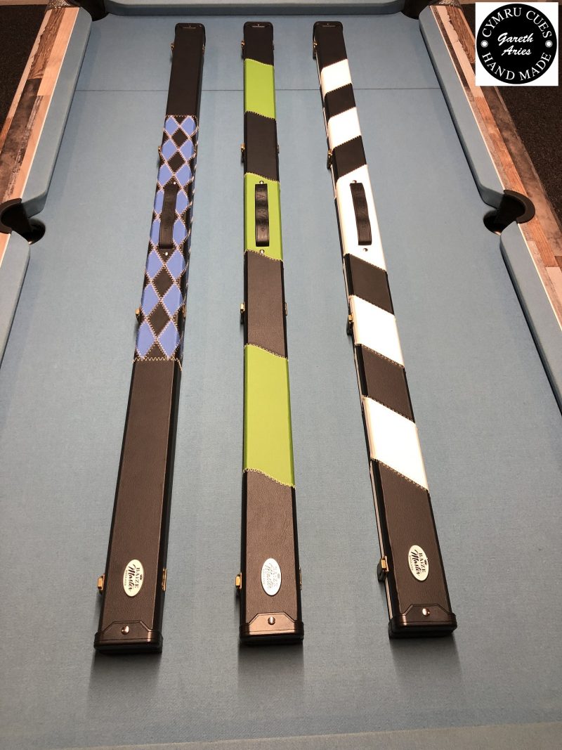 1pc Baize Master Cue Cases Holds 2x One Piece Cues Brand New Designs