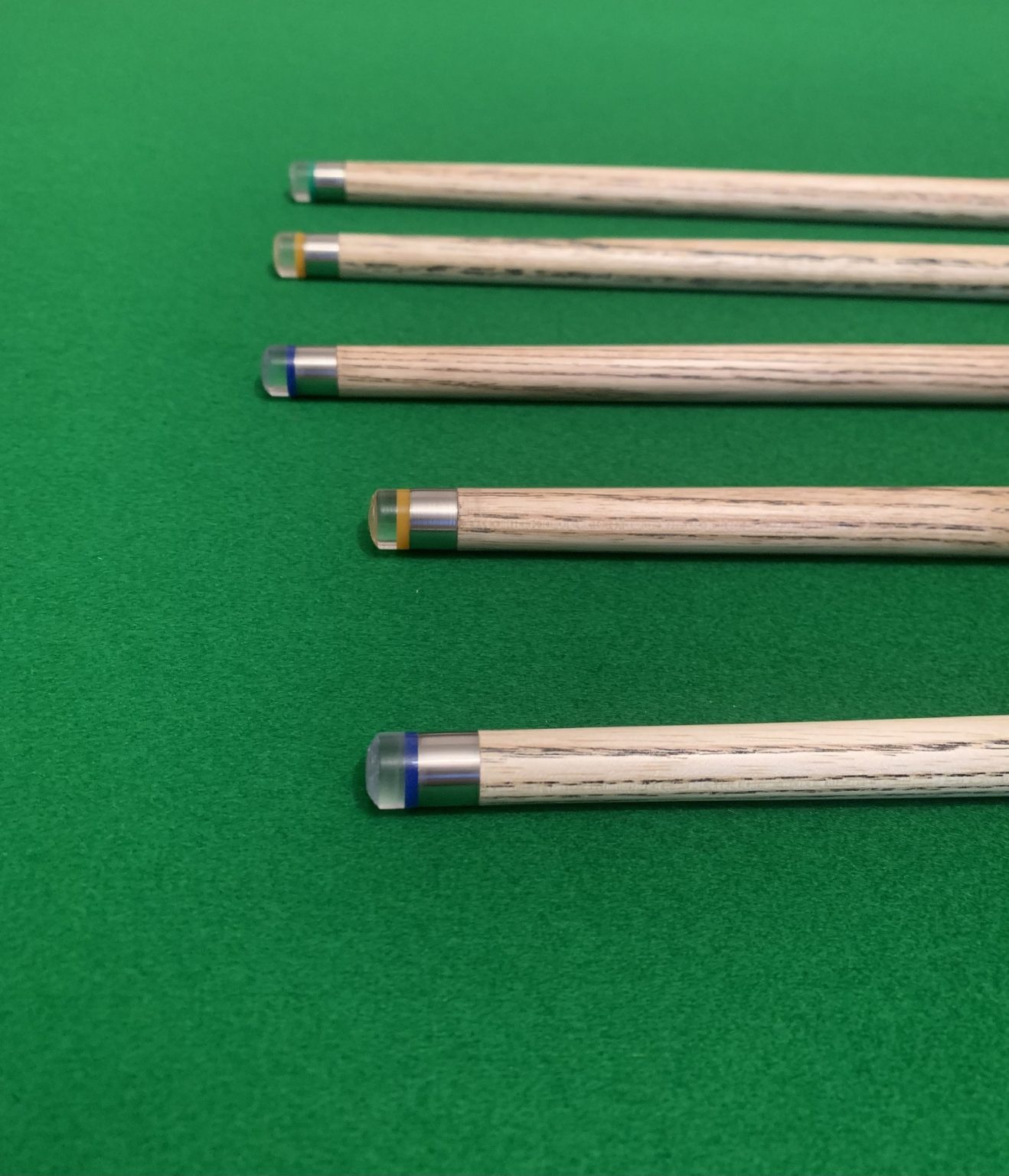 Cue Craft 1pc, 2pc & 3/4 Jointed Break Cues Fitted with Our Crystal