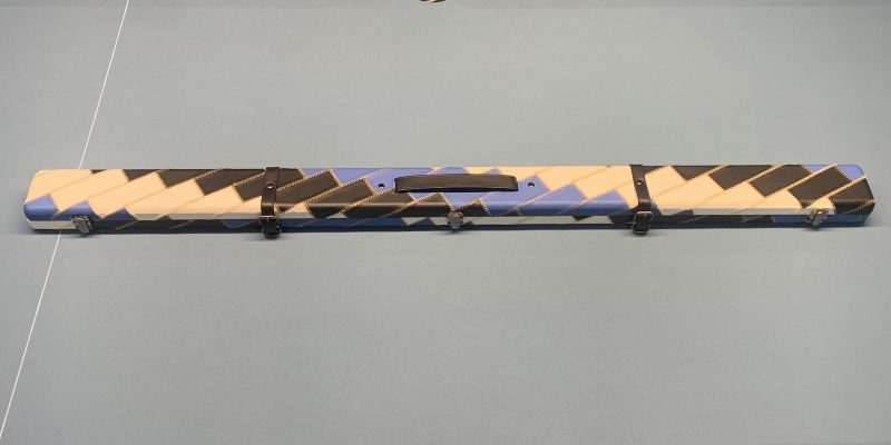 New 3/4 Cue Case Blue/White/Black