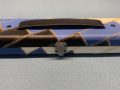 New 3/4 Cue Case Blue/White/Black