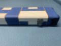 1pc Blue/White 4 Slot Patchwork Case