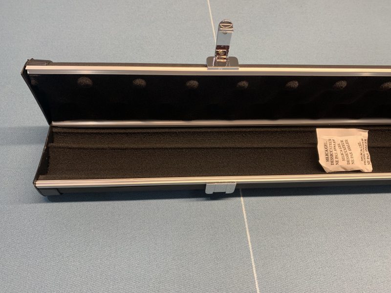 1pc Aluminium Pro Metallc Black Double Cue Case