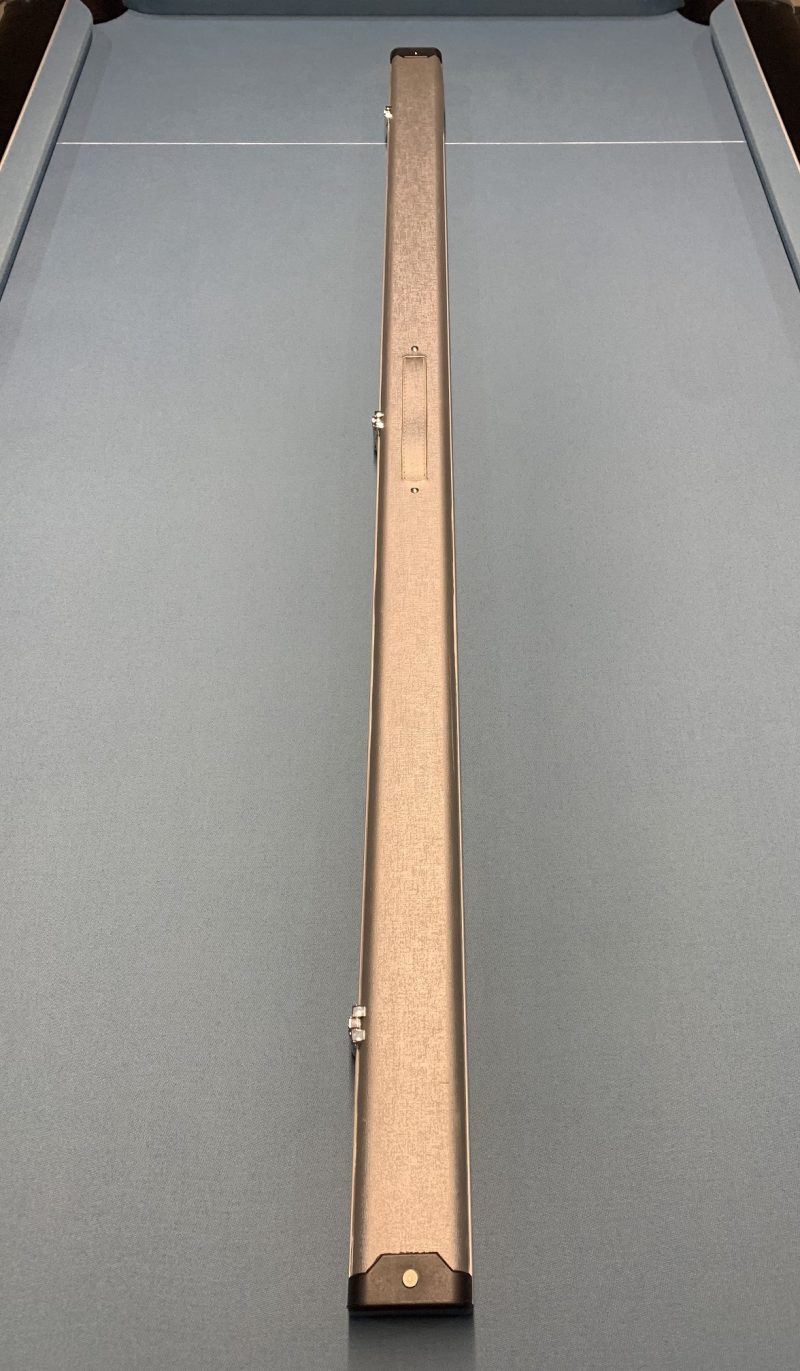 1pc Aluminium Pro Metallc Grey Double Cue Case Reduced to Clear (No1)