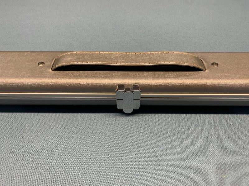 1pc Aluminium Pro Metallc Grey Double Cue Case Reduced to Clear (No1)