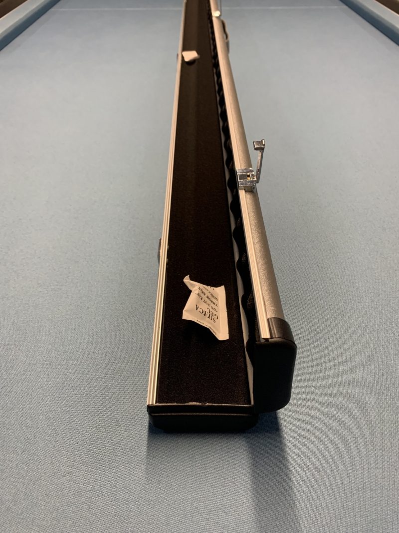 1pc Aluminium Pro Metallc Grey Double Cue Case Reduced to Clear (No1)