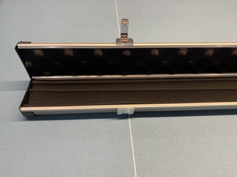 1pc Aluminium Pro Metallc Grey Double Cue Case Reduced to Clear (No1)