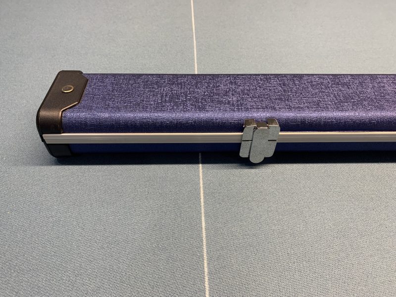 1pc Aluminium Pro Metallc Blue Double Cue Case