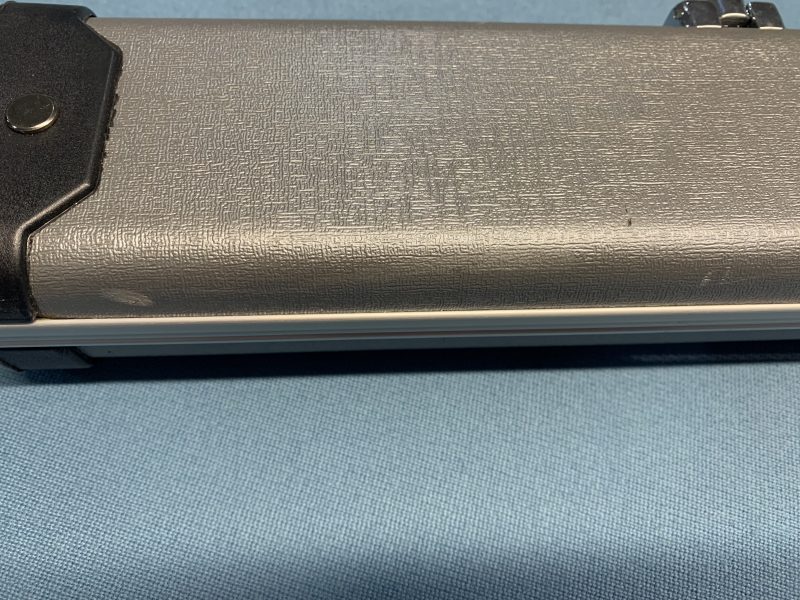 1pc Aluminium Pro Metallc Grey Double Cue Case Reduced to Clear (No2)