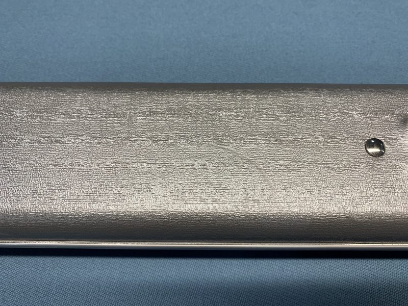 1pc Aluminium Pro Metallc Grey Double Cue Case Reduced to Clear (No2)