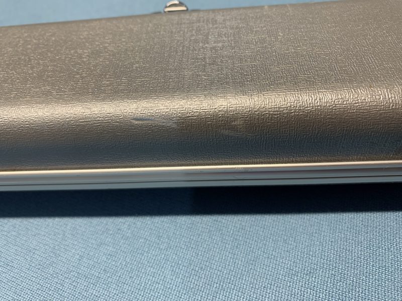 1pc Aluminium Pro Metallc Grey Double Cue Case Reduced to Clear (No2)