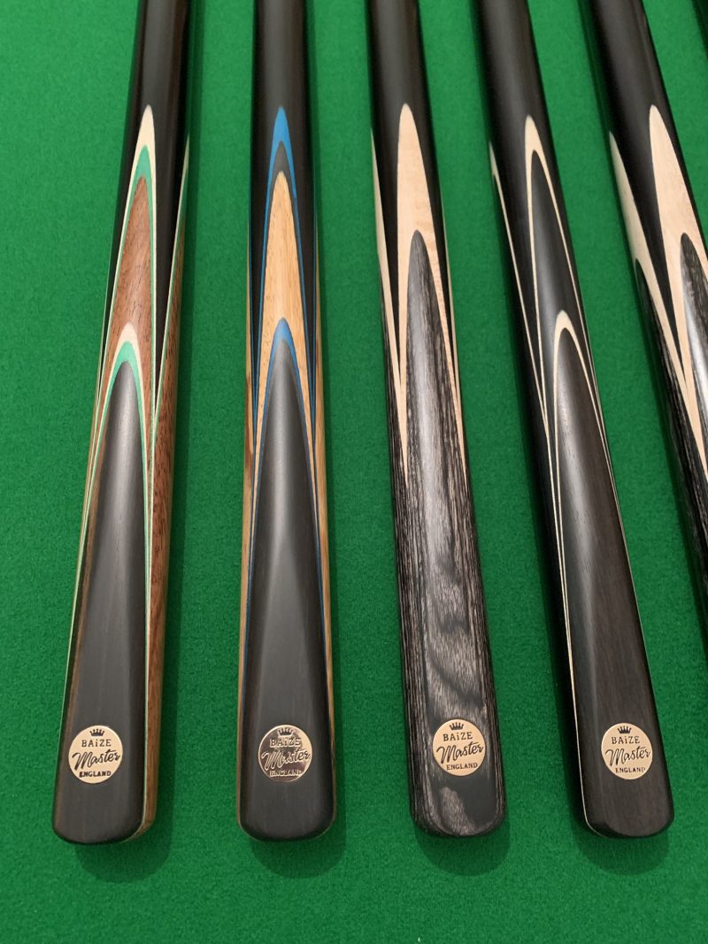 New Baize Master 3/4 Gold Series Pool Cues