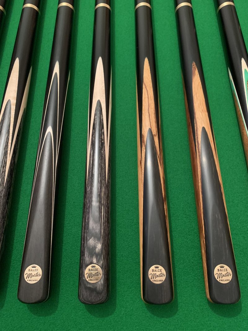 New Baize Master 3/4 Gold Series Pool Cues