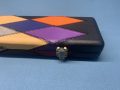 3/4 Wide Tournament Multi Diamond Cue Case - Holds Two 3pc Cues + Extensions & Accessories