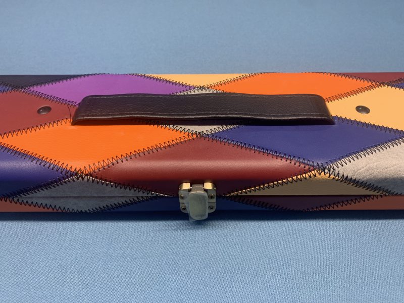 3/4 Wide Tournament Multi Diamond Cue Case - Holds Two 3pc Cues + Extensions & Accessories