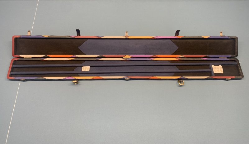 3/4 Wide Tournament Multi Diamond Cue Case - Holds Two 3pc Cues + Extensions & Accessories