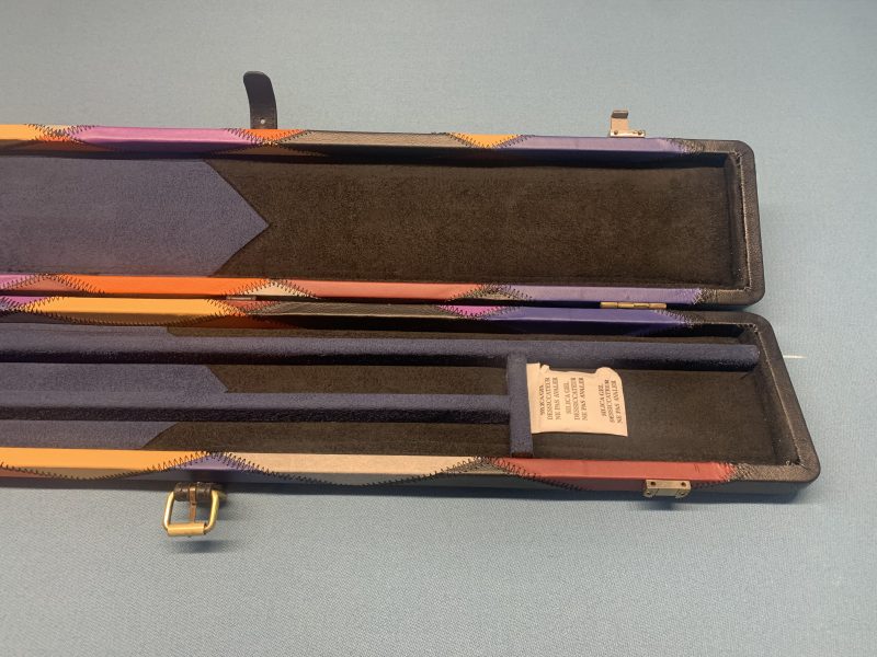 3/4 Wide Tournament Multi Diamond Cue Case - Holds Two 3pc Cues + Extensions & Accessories