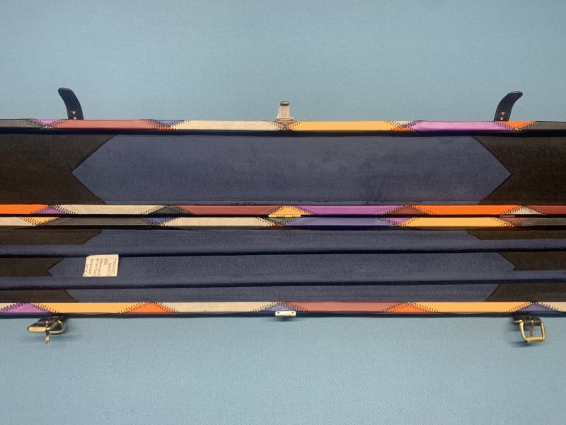 3/4 Wide Tournament Multi Diamond Cue Case - Holds Two 3pc Cues + Extensions & Accessories