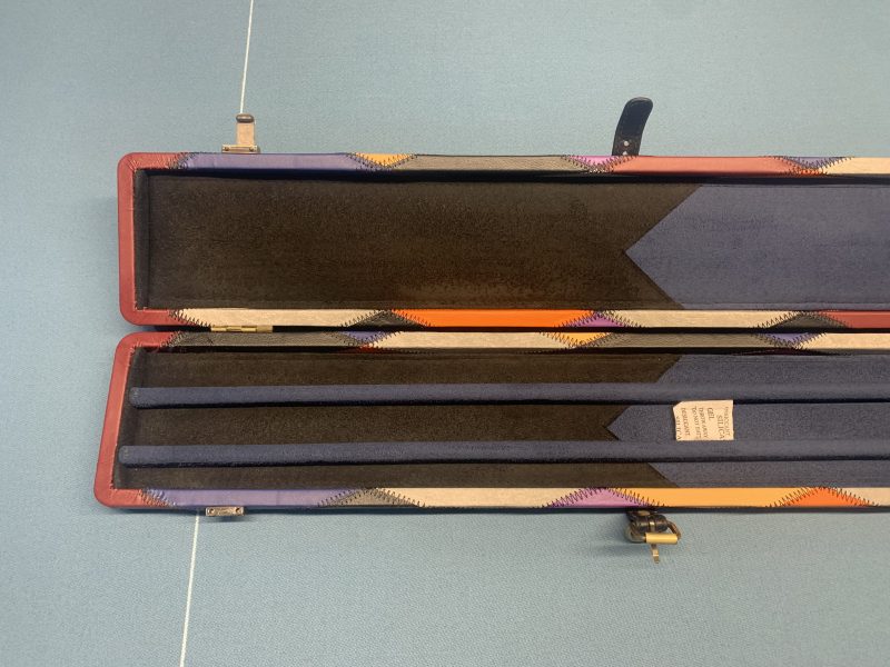 3/4 Wide Tournament Multi Diamond Cue Case - Holds Two 3pc Cues + Extensions & Accessories