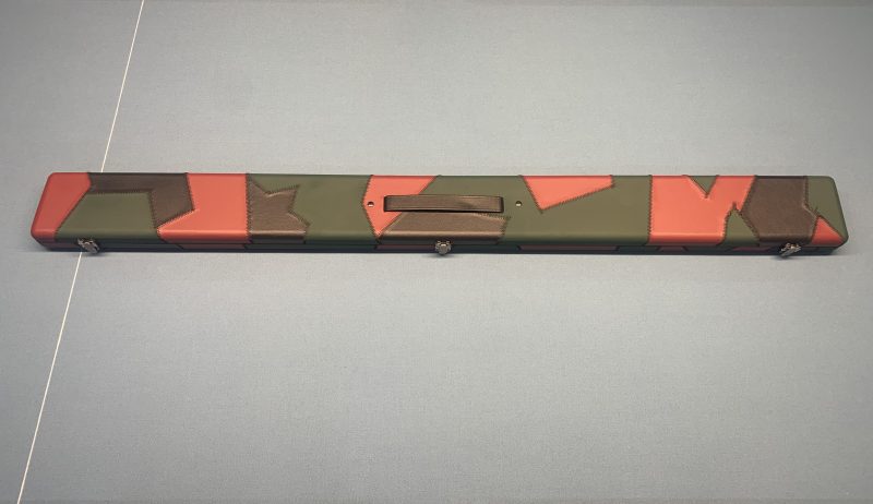 3/4 Wide Multi Colour Patchwork Cue Case – Holds Two 3/4 Cues - Extensions & Chalk/Accessories