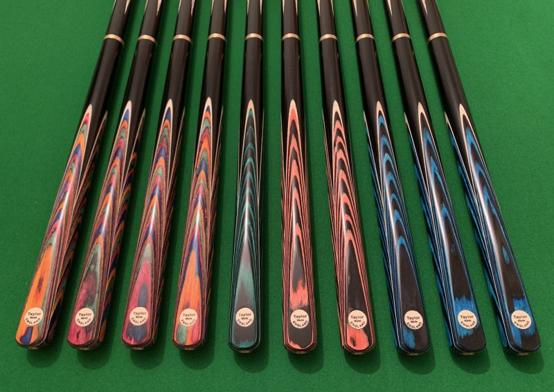 New Design 3/4 Snooker & Pool Cues with Selected Ash Shafts – Silky Smooth Finish + FREE Mini Butt & Accessories