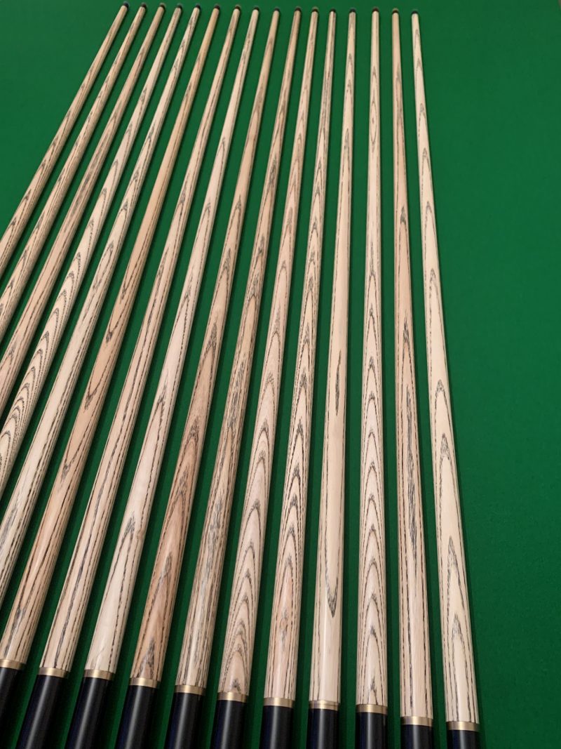 New Design Break Cues Fitted with Cymru Cues Crystal Clear Break Tip & Colour Tip Pad