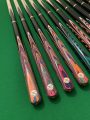 New Design 3/4 Snooker & Pool Cues with Selected Ash Shafts – Silky Smooth Finish + FREE Mini Butt & Accessories