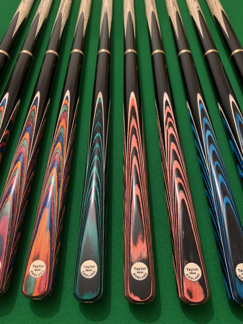 New Design 3/4 Snooker & Pool Cues with Selected Ash Shafts – Silky Smooth Finish + FREE Mini Butt & Accessories