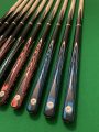 New Design 3/4 Snooker & Pool Cues with Selected Ash Shafts – Silky Smooth Finish + FREE Mini Butt & Accessories
