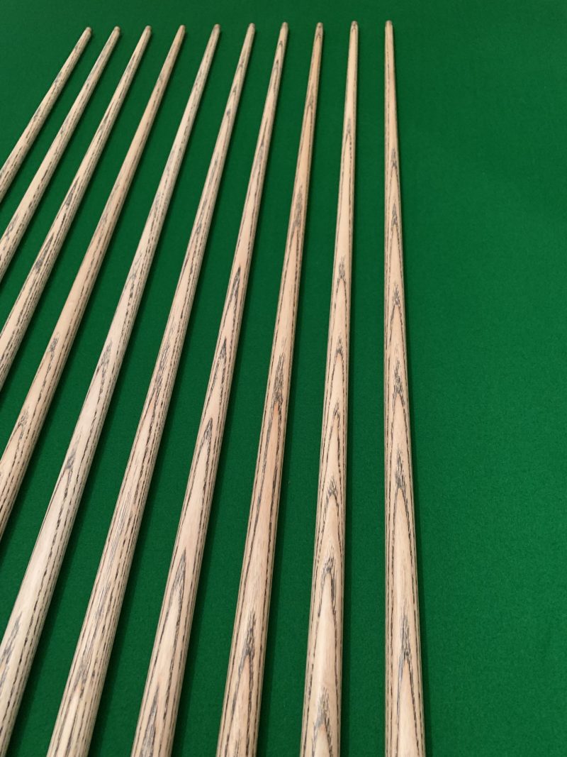 New Design 3/4 Snooker & Pool Cues with Selected Ash Shafts – Silky Smooth Finish + FREE Mini Butt & Accessories