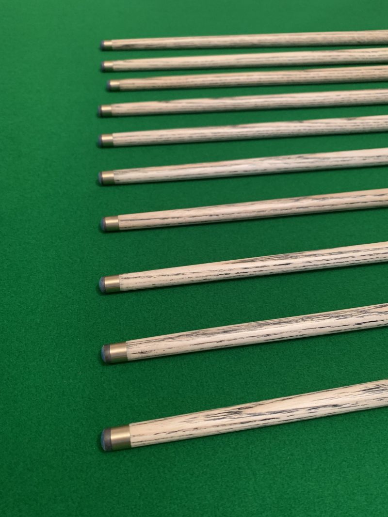 New Design 3/4 Snooker & Pool Cues with Selected Ash Shafts – Silky Smooth Finish + FREE Mini Butt & Accessories