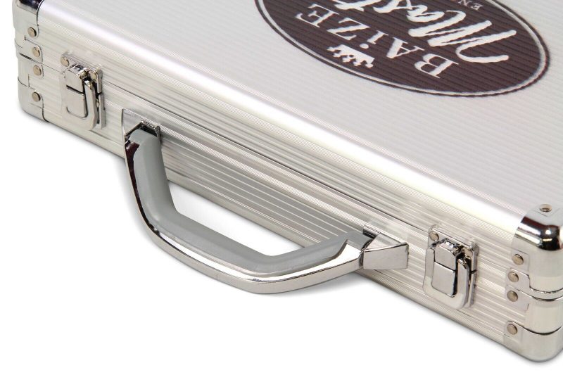 Baize Master Silver Aluminium Snooker Ball 2 1/16th Carry Case