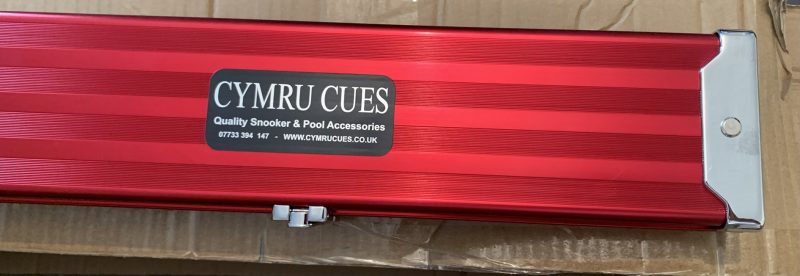 3/4 Baize Master Red Pro Line Cue Case