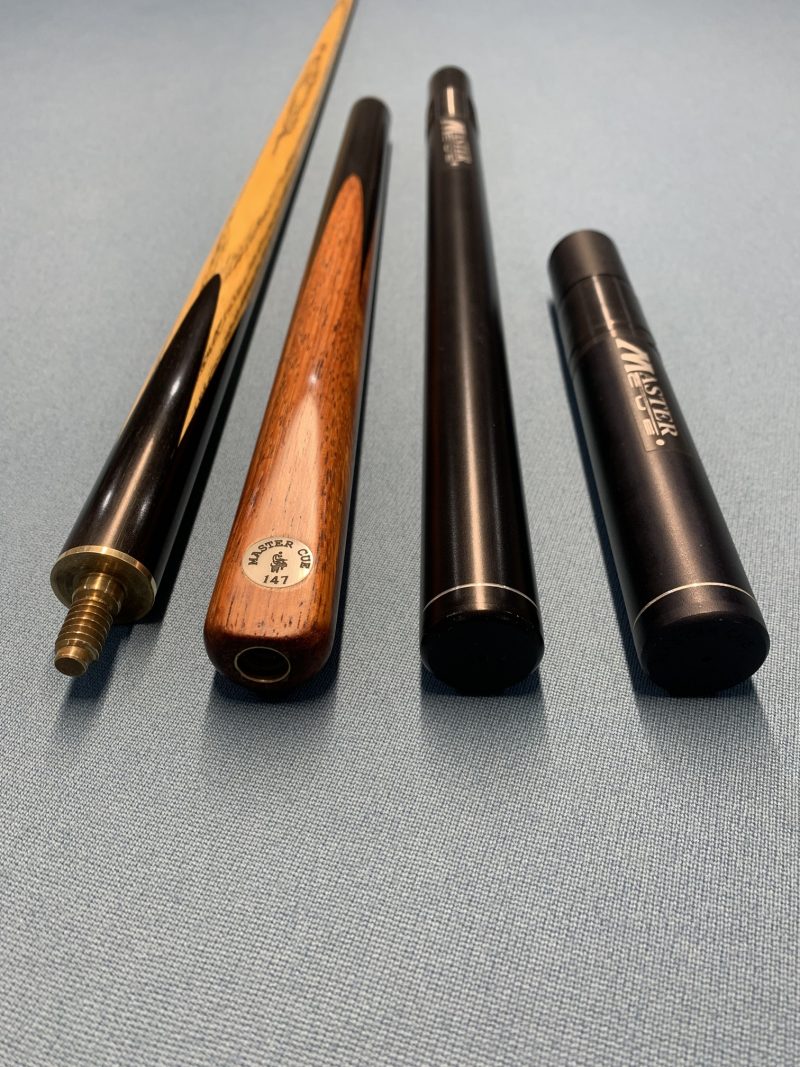 Master Cue 147 + Peradon Leather Cue Case + 2x Extensions