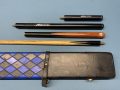Master Cue 147 + Peradon Leather Cue Case + 2x Extensions